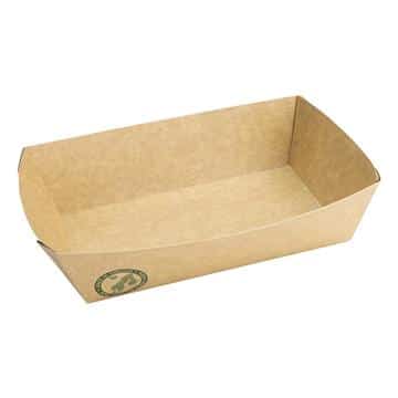 Pappersform Brun 165x100x50mm 1000ml. 400/krt