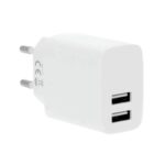95010009_01 Laddare Gear 220V 2xUSB 3.4A Vit