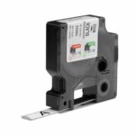 35252861_01 Krympslang Dymo Rhino 12mm Svart/Vit 1,5m
