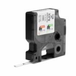 35252862_01 Krympslang Dymo Rhino 6mm Svart/Vit 1,5m