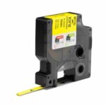 35252863_01 Krympslang Dymo Rhino 6mm Svart/Gul 1,5m