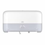 50250556_01 Dispenser Toalettpapper Tork T2 Mini Jumbo Twin Vit