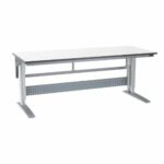61680023_01 Arbetsbord WFI W300 Grå laminat 2000x800mm